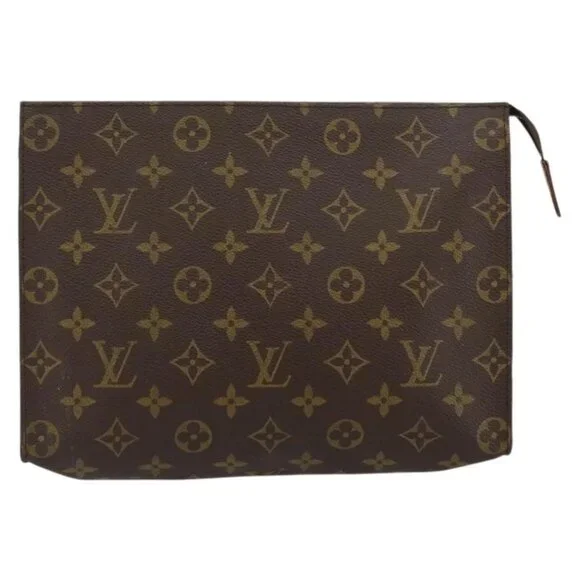 LOUIS VUITTON Monogram Poche Toilette 26 Pouch M47542 LV Auth 152073 - Picture 2 of 16
